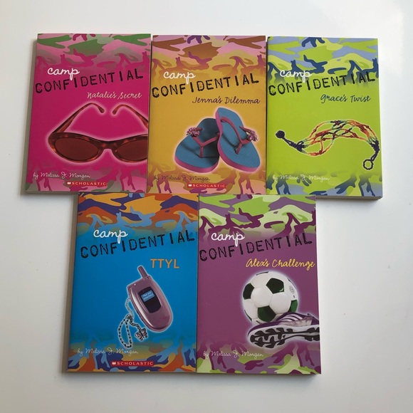 Scholastic Other - SET of 5 - Camp Confidential books